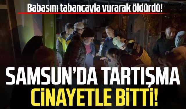 Babasını tabancayla vurarak öldürüp jandarmaya teslim oldu