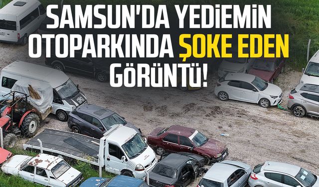 Sel felaketinin yaşandığı ilçede araç mezarlığı oluştu