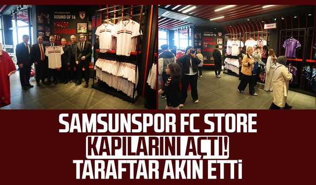 Samsunspor 5. mağazasını açtı