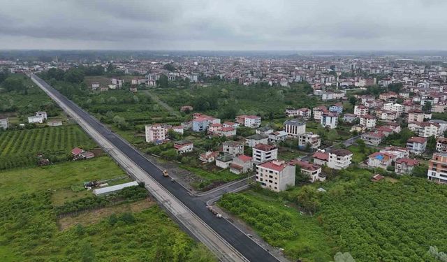 Büyükşehir'den Terme'nin ulaşım altyapısına güçlü katkı