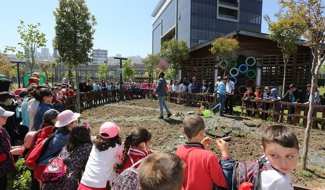 Ödüllü Canik Sıfır Atık Köyü'nde doğa dostu nesiller yetişiyor