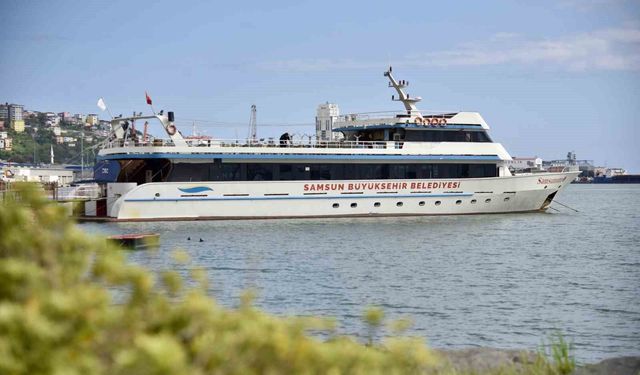 Samsun gezinti gemileri, yeni sezonda turlara başladı