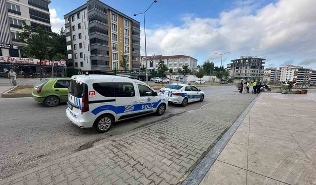 Samsun'da motosiklet kazası: 1 yaralı