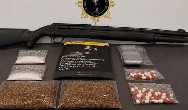 Samsun'da uyuşturucu ve silah operasyonu
