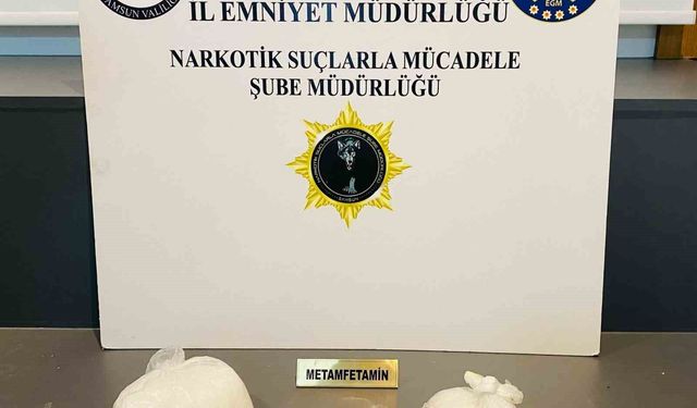 Uyuşturucu operasyonunda 1 kilo metamfetamin ele geçirildi