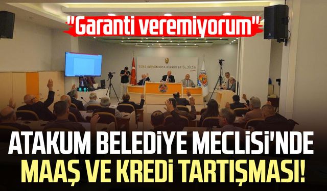 Atakum meclisinde yatırım ve maaş gündemi