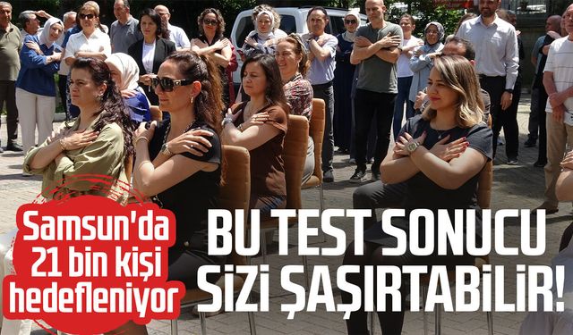 Samsun'da 'Hareket Yaşını Öğren, Sağlıklı Yaşa' kampanyası başladı