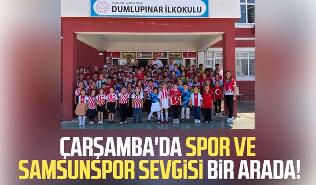 Samsunspor sevgisi etkinliğe renk kattı