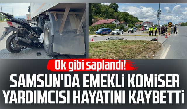 Samsun'da emekli komiser yardımcısı Erdal Bereket feci kazada hayatını kaybetti