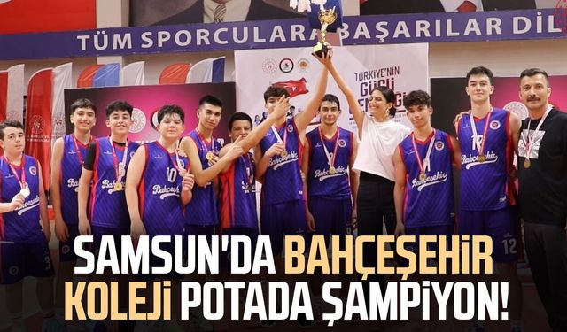 Bahçeşehir Koleji potada zirvede