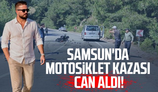Motosiklet ile minibüs çarpıştı: Motosiklet sürücüsü hayatını kaybetti