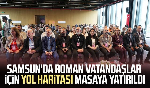 Samsun'da Roman vatandaşların yaşam kalitesinin artırılmasına yönelik hedefler masaya yatırıldı