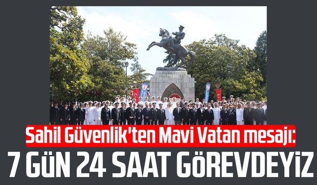 Samsun'da Sahil Güvenlik Komutanlığı'nın 44. yıl gururu