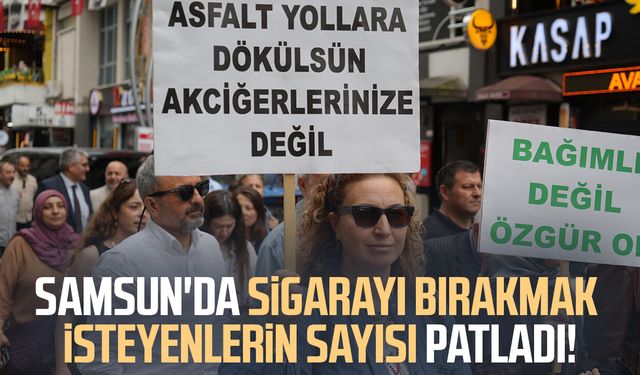 Samsun'da sigara bırakma başvurularında artış: 4 ayda 11 bini aştı