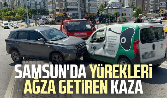 SUV ile hafif ticari araç çarpıştı: Baba ve 2 yaşındaki oğlu yaralandı