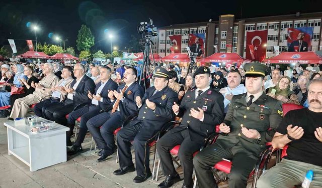 Bafra'da 15 Temmuz programında birlik ve kardeşlik vurgusu