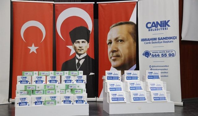 Canik Belediyesi'nden YKS ve LGS şampiyonlarına ödül
