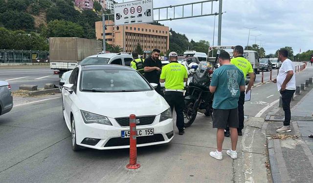 Samsun'da maddi hasarlı trafik kazası