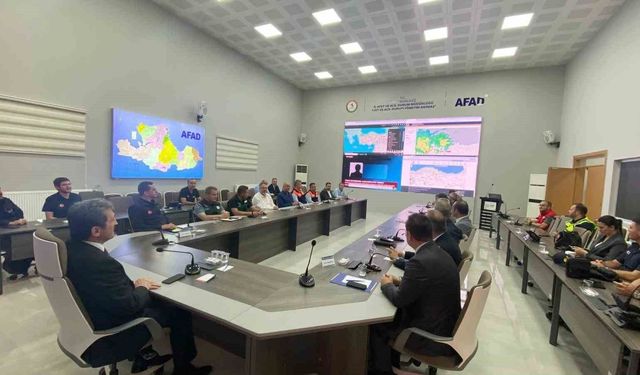 Samsun'da turuncu kodlu meteorolojik uyarı için tedbir toplantısı