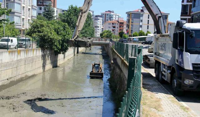 SASKİ'den dere yataklarına neşter