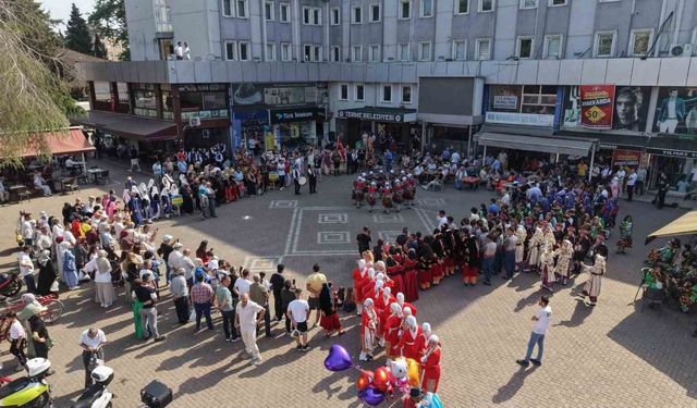 Terme'de halk oyunları şenliği başladı