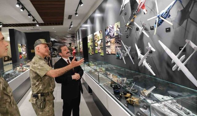 Vali Tavlı, askeri eğitim alanlarını inceledi