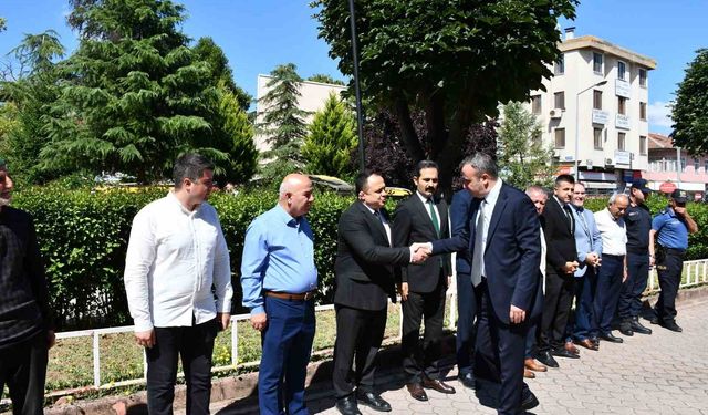 Yeni Vezirköprü Kaymakamı Yıldız'a karşılama