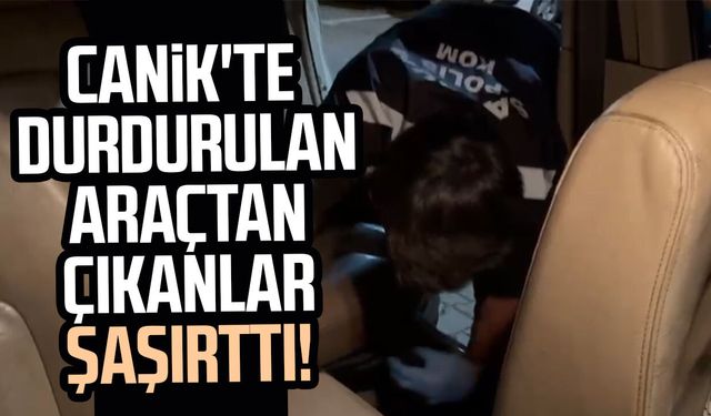 Şüpheli araçtan 4 tabanca ve mermi ele geçirildi