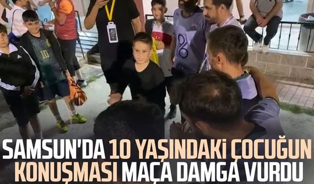 Minik Muhammed'in motivasyon konuşması ağabeylerini gülümsetti