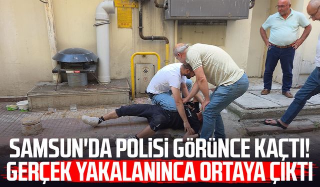 Polisten kaçan şahıs kovalamacayla yakalandı, uyuşturucudan arandığı ortaya çıktı