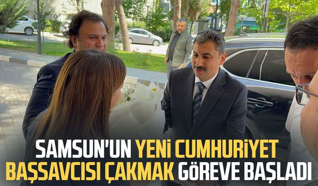 Samsun'un yeni Cumhuriyet Başsavcısı Mustafa Çakmak göreve başladı