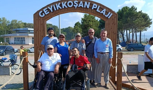 Bafra'da görme engellilerden geleneksel piknik buluşması