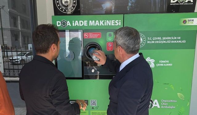 Samsun'da DOA sistemiyle 2 milyondan fazla ambalaj geri dönüşüme kazandırıldı