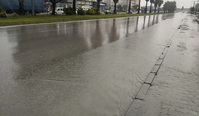 Samsun'da sağanak etkili oldu