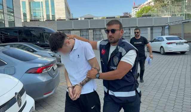 Samsun'da silahlı yaralama zanlısı adliyeye sevk edildi