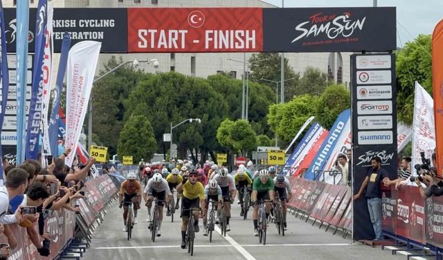 Tour of Samsun 2026 Bisiklet Yarışları'nda Ramazan Yılmaz birinci oldu