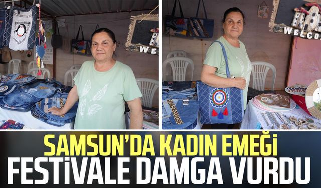 Samsun’da kadın emeği festivale damga vurdu