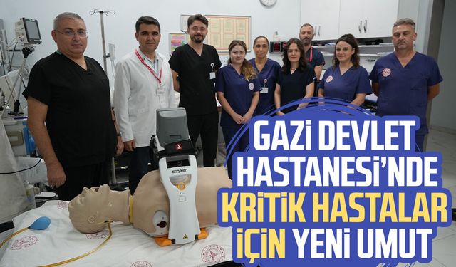Samsun Gazi Devlet Hastanesi’nde kritik hastalar için yeni umut
