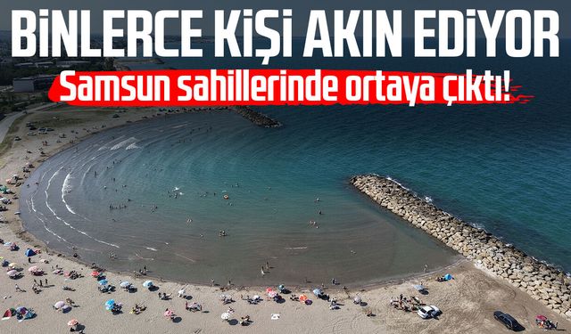 Samsun'da dalgakıranların oluşturduğu koylara ilgi
