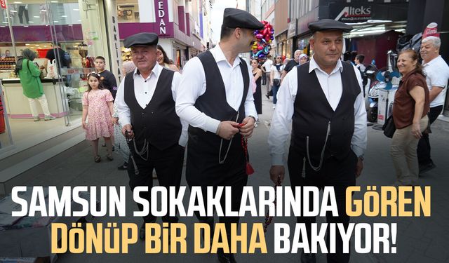 Çarşamba Beyleri, geleneksel kıyafetleriyle geçmişi geleceğe taşıyor