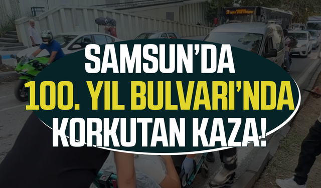 Hafif ticari araç ile motosiklet çarpıştı: 1 yaralı