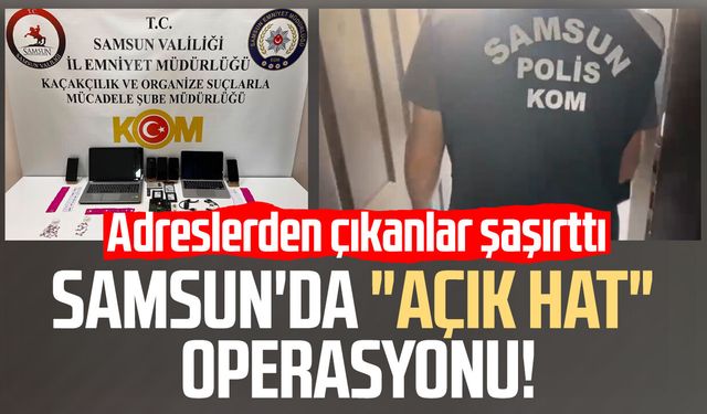 Samsun'da "açık hat" operasyonu: 263 SIM kart ele geçirildi