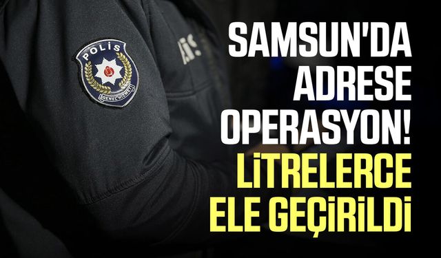 Samsun'da kaçakçılığa darbe! 3 şüpheli yakalandı
