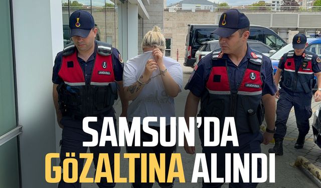 Samsun'da uyuşturucu suçundan hapis cezası olan kadın yakalandı