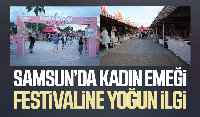 Kadın Emeği Festivali'nde el emeği ürünlere yoğun ilgi