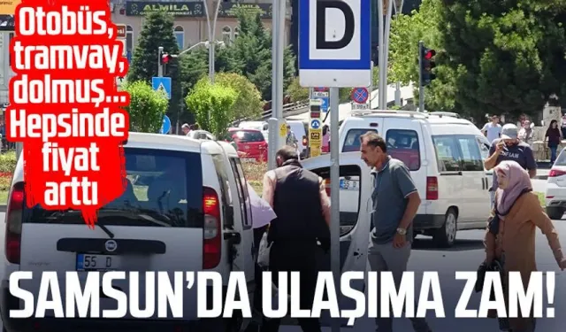 Samsun'da ulaşıma zam teklifi meclisten geçti