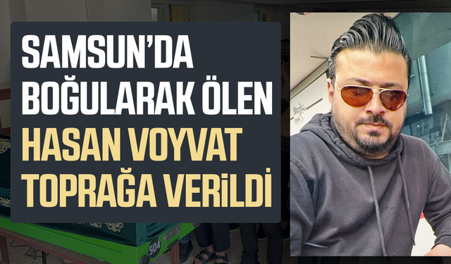 Denizde eşinin yeğenini kurtarmak isterken boğulan enişte toprağa verildi