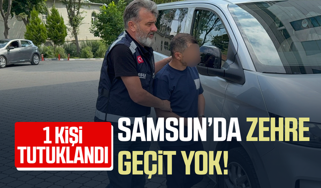 Uyuşturucuyla yakalanan şahıs tutuklandı