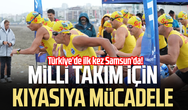 Karadeniz'in hırçın sularında Cankurtarma Sportif Deniz Türkiye Şampiyonası