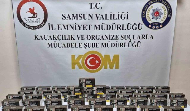 10 bin doldurulmuş makaron ele geçirildi